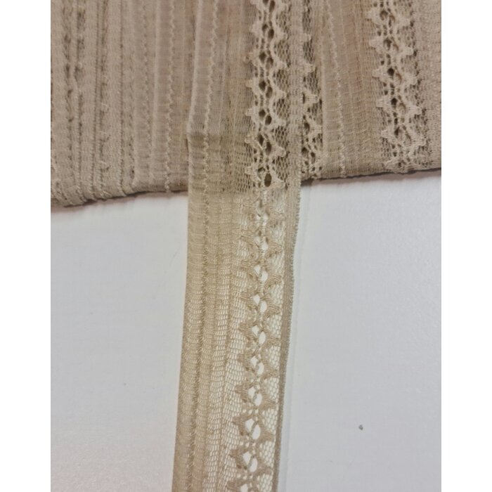 Kant zand bruin 27mm per meter