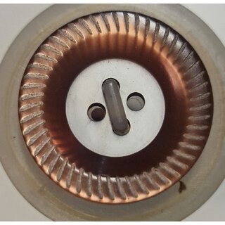 Knoop oranje bruin paars glans 25mm