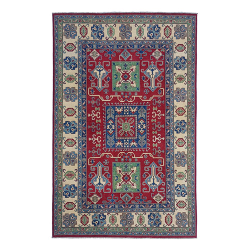 Handgeknoopt kazak tapijt 297x198 cm oosters kleed vloerkleed Handgeknoopt kazak tapijt 297x198 cm oosters kleed vloerkleed