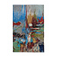 ZARGAR RUGS Handgeknoopt Modern Art Deco tapijt 291x190cm oosters kleed vloerkleed multi