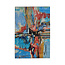 ZARGAR RUGS Handgeknoopt Modern Art Deco tapijt 291x202 cm oosters kleed vloerkleed multi design 136