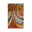 ZARGAR RUGS Hand knotted 9'84x6'36 Modern Art Deco Wool Rug Abstract Carpet colorful