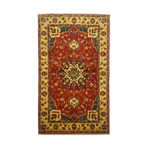 Traditional Wool Red Rug Tribal 4'92x2'98 Hand knotted carpet Royal kazak Traditional Wool Red Rug Tribal 4'92x2'98 Hand knotted carpet Royal kazak