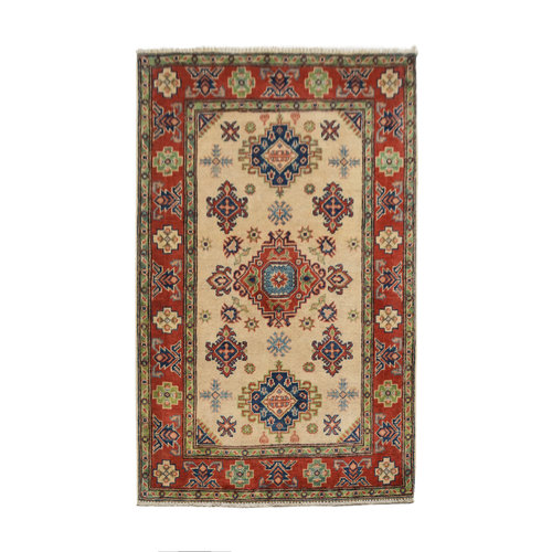 Tribal Hand knotted carpet Royal kazak 4'98x3'34 Traditional Wool Rug Tribal Hand knotted carpet Royal kazak 4'98x3'34 Traditional Wool Rug