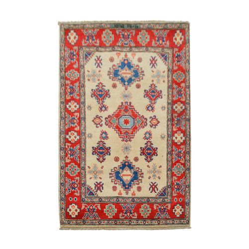 Traditional Wool Rug Tribal 5'08x3'31 Hand knotted carpet Royal kazak Traditional Wool Rug Tribal 5'08x3'31 Hand knotted carpet Royal kazak