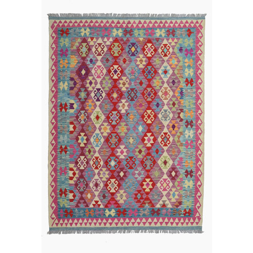 exclusive Sheep Wool Hand woven 239x176 cm Afghan kilim Carpet Rug 7'8x5'7 exclusive Sheep Wool Hand woven 239x176 cm Afghan kilim Carpet Rug 7'8x5'7