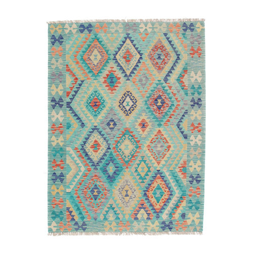 6'7x4'11 Handwoven Afghan Kilim Area Rug Wool Oriental Carpet 6'7x4'11 Handwoven Afghan Kilim Area Rug Wool Oriental Carpet