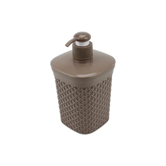 Zeepdispenser 500 ml Diamond  - Bruin