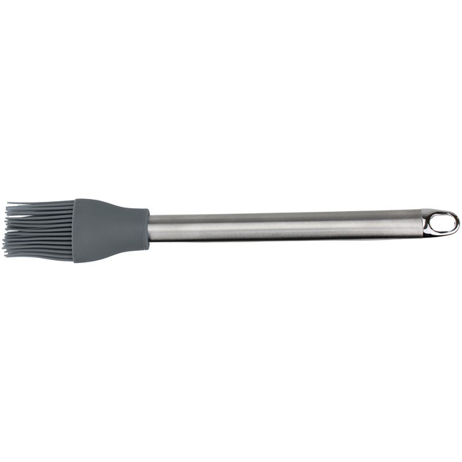 Bakkwast Siliconen - RVS - 26 cm - Anti-aanbak - Grijs