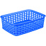 Opbergmand Rattan 1,1L - Mand - Rechthoek - Blauw