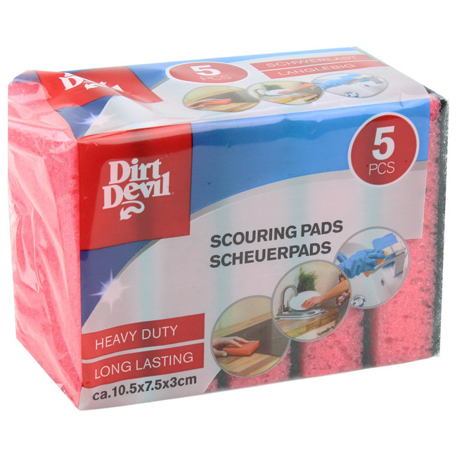 Schuurspons Premium - Heavy Duty - Scouring Pads - 10,5x7,5x3 cm - 5 Stuks