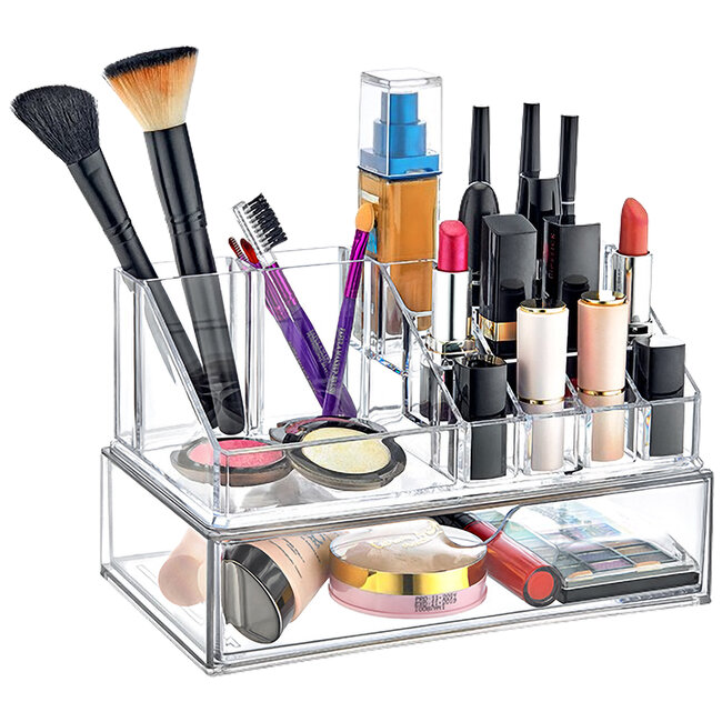 Make-Up Organizer - 1 Lade - Cosmetica Opberger - Transparant