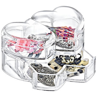 Box Up Sieraden Organizer Heart - Sieradendoos - Transparant