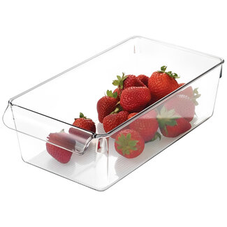 Excellent Houseware Koelkast Organizer 5,4L - Medium - 36x15x10 cm - Transparant