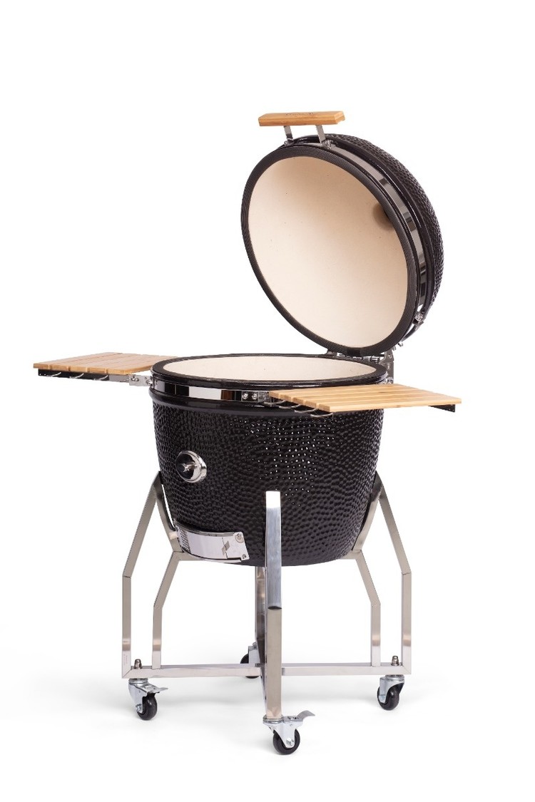 XLarge 22" Grill Set met onderstel en zijbordjes  ( VOORLOPIG NIET LEVERBAAR )