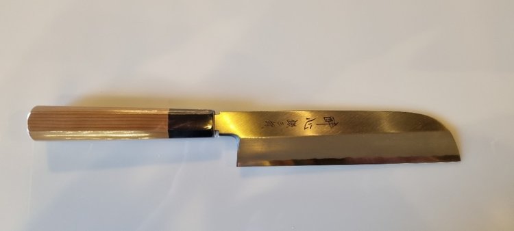 Suisin Usuba Kamagata 18 cm Hitachi Yasuki Steel Ginsan