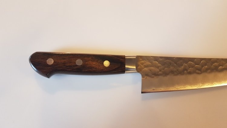 Tsunehisa AUS 8 Gyuto Tsuchime 24 cm