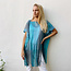 Celia Stories Poncho - Bondi Beach Blauw