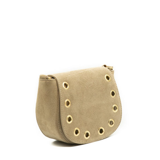 Mini Celia Suede Crossbody Bag