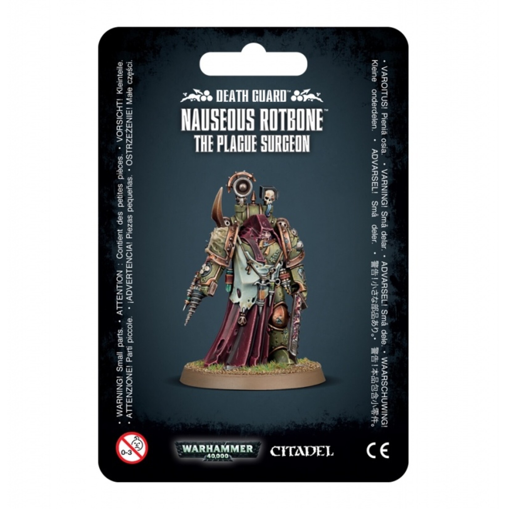 Games Workshop Death Guard Nauseous Rotbone the Plague Surgeon