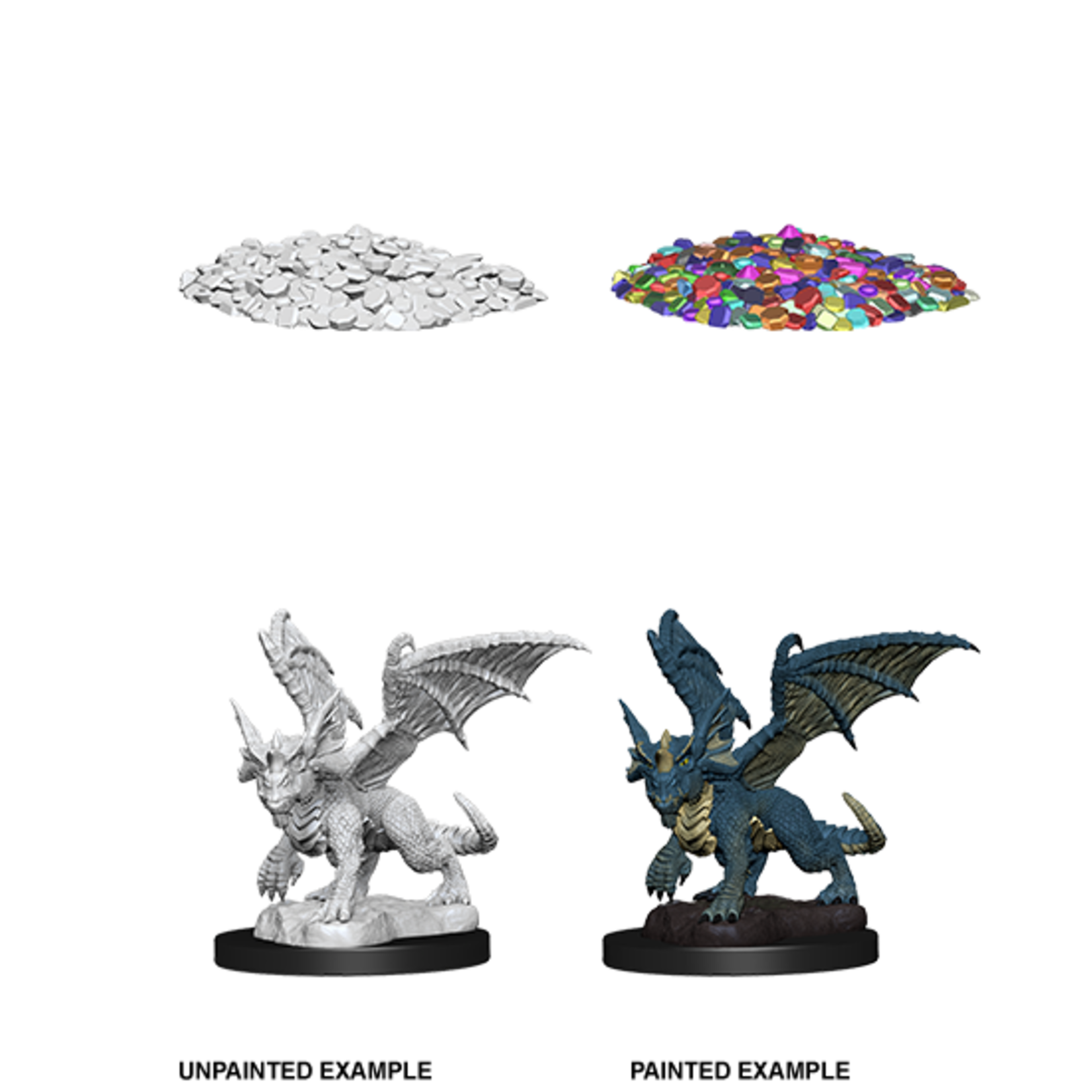 Wizkids D&D Nolzur's Marvelous Miniatures Blue Dragon Wyrmling