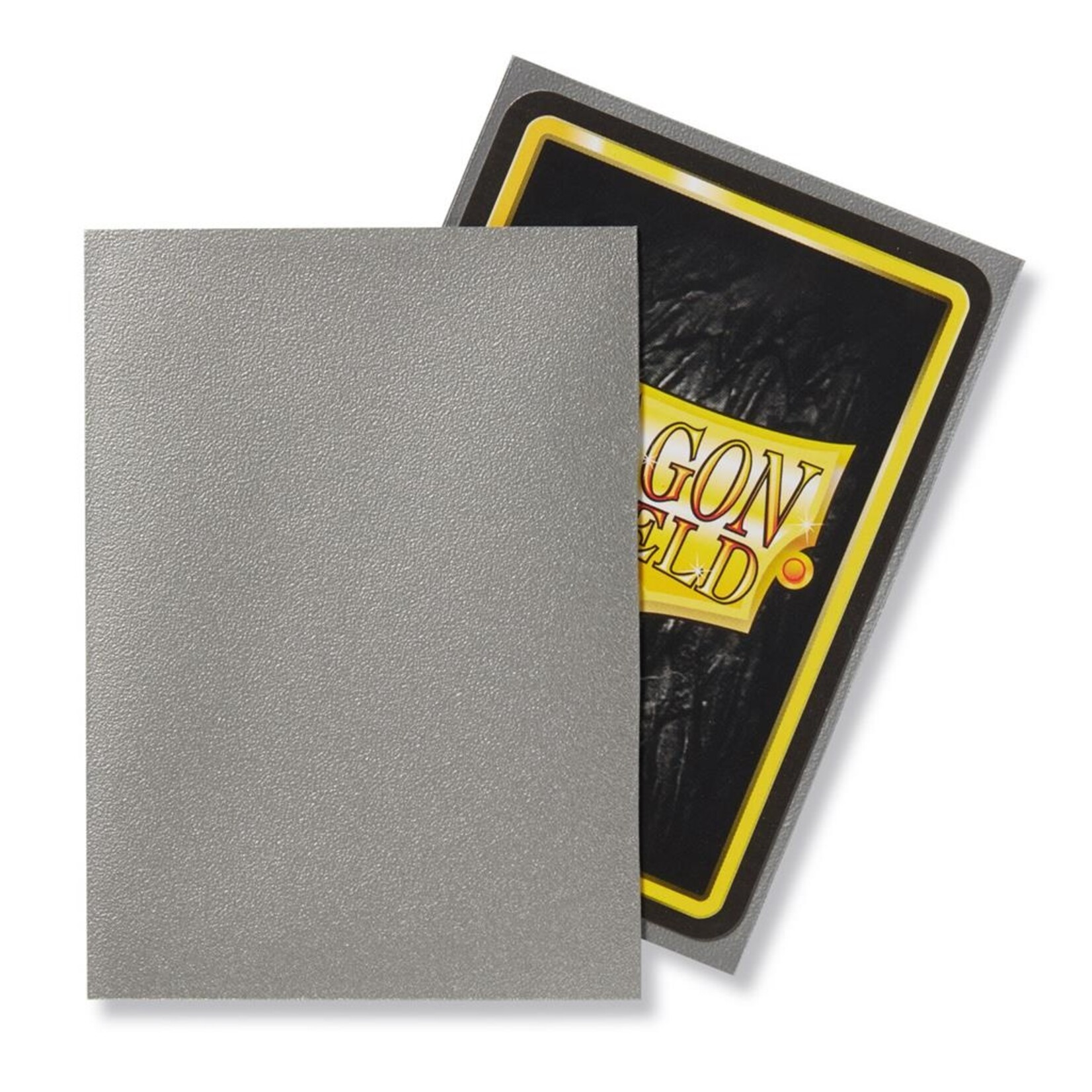 Dragonshield Dragonshield 100 Box Sleeves Matte Silver