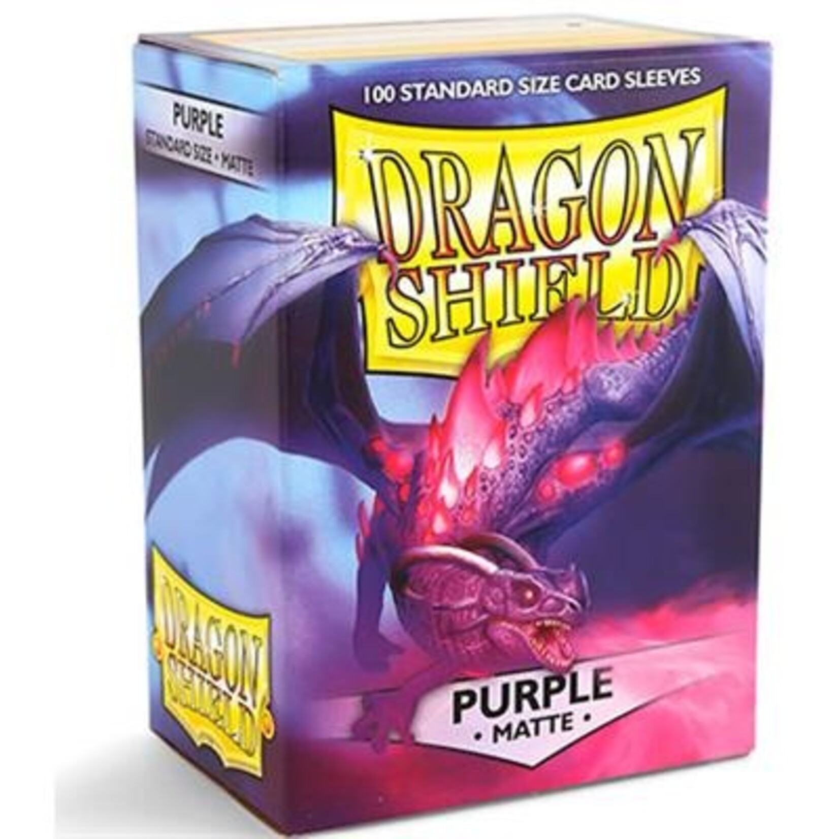 Dragonshield Dragonshield 100 Box Sleeves Matte Purple