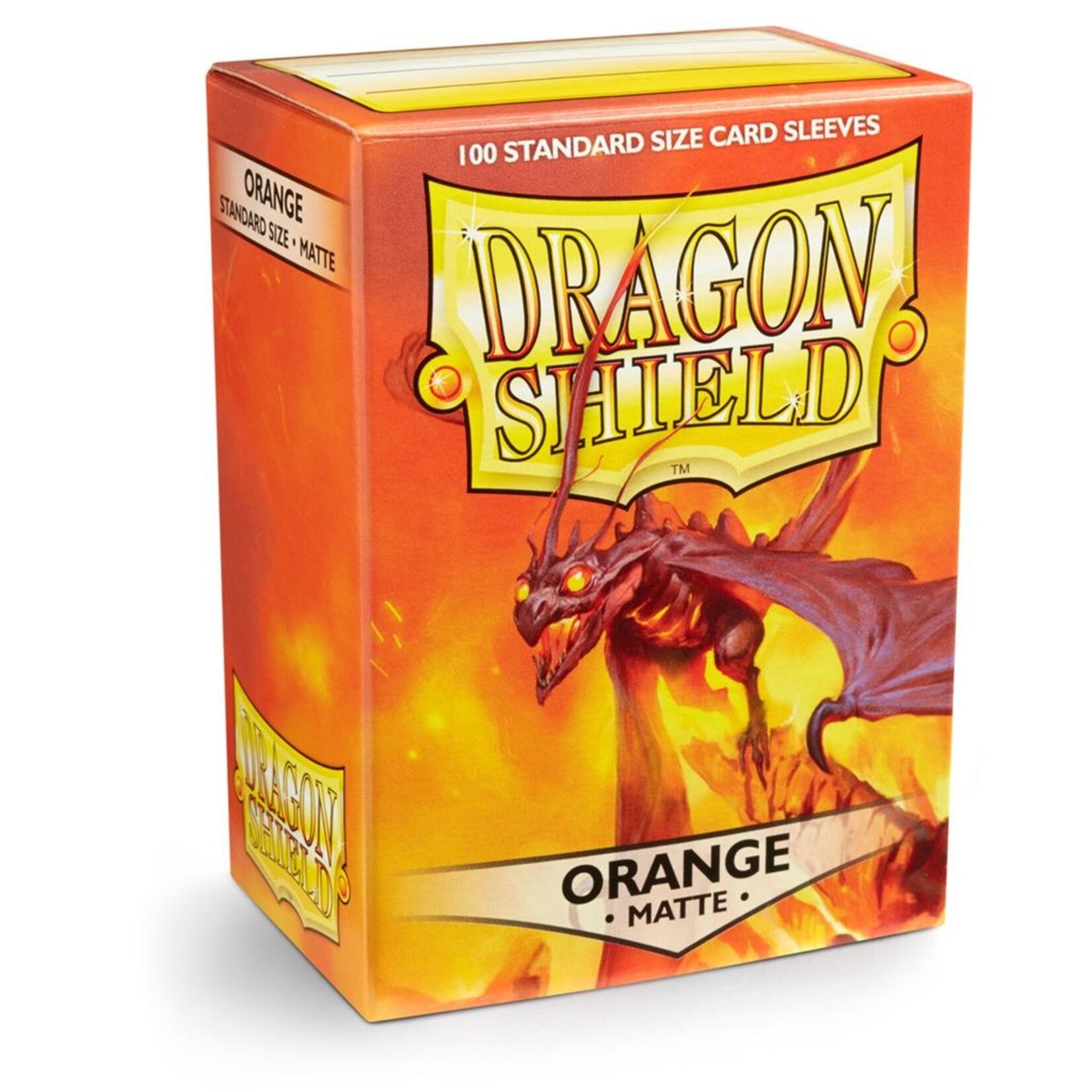 Dragonshield Dragonshield 100 Box Sleeves Matte Orange