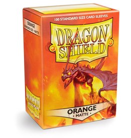 Dragonshield Dragonshield 100 Box Sleeves Matte Orange