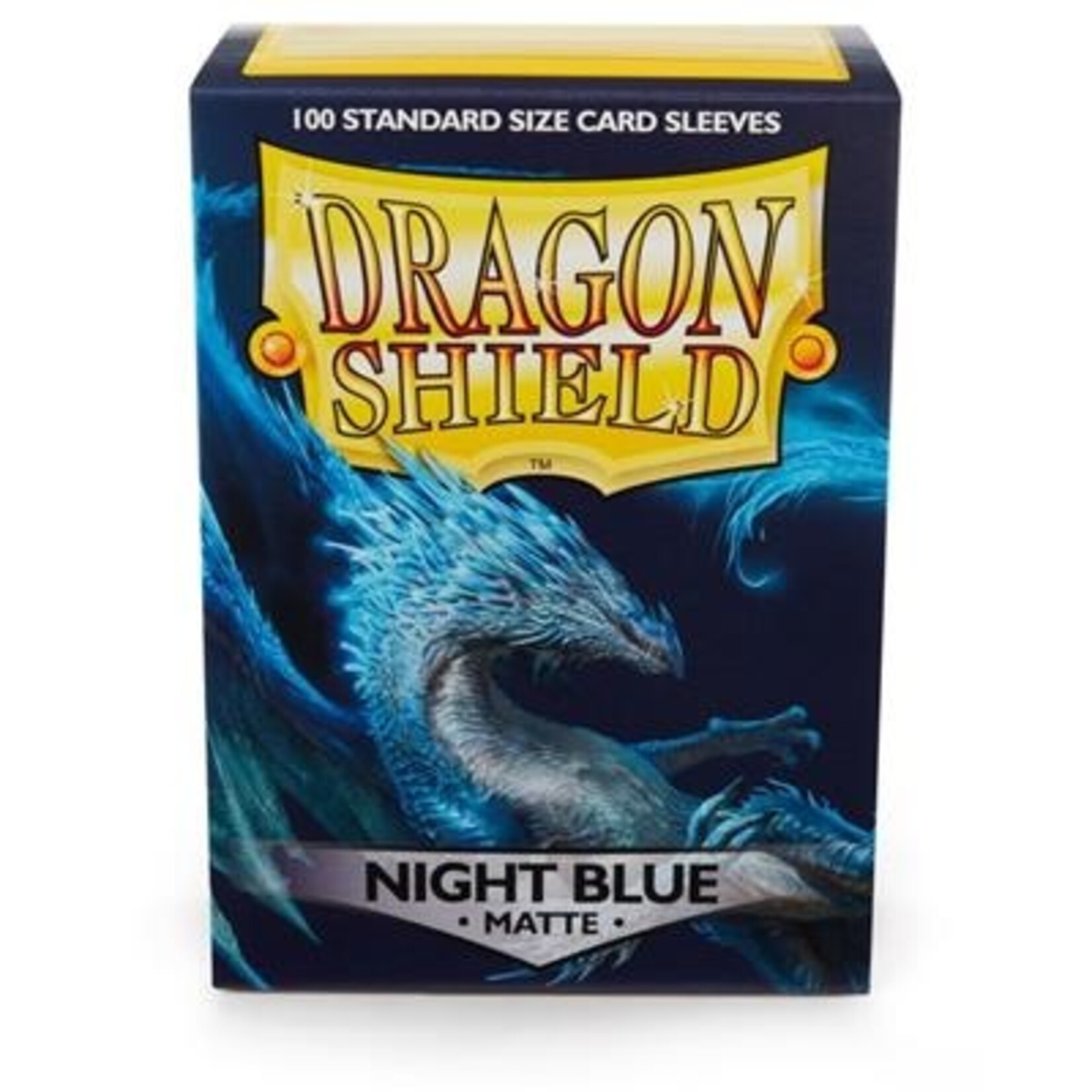 Dragonshield Dragonshield 100 Box Sleeves Matte Night Blue