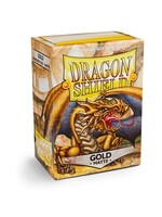 Dragonshield Dragonshield 100 Box Sleeves Matte Gold