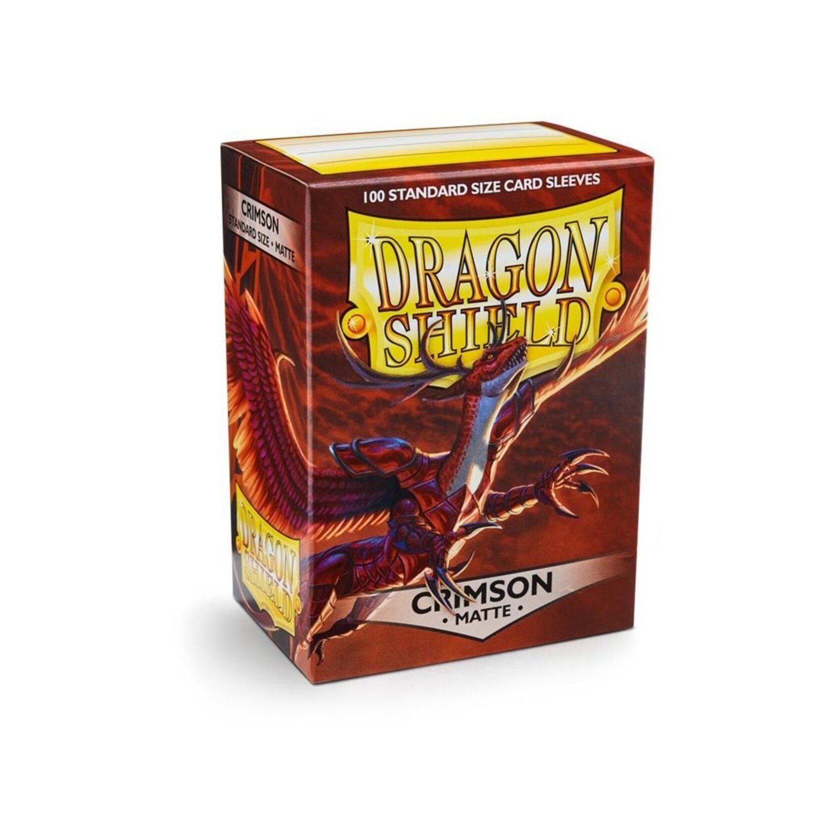 Dragonshield Dragonshield 100 Box Sleeves Matte Crimson