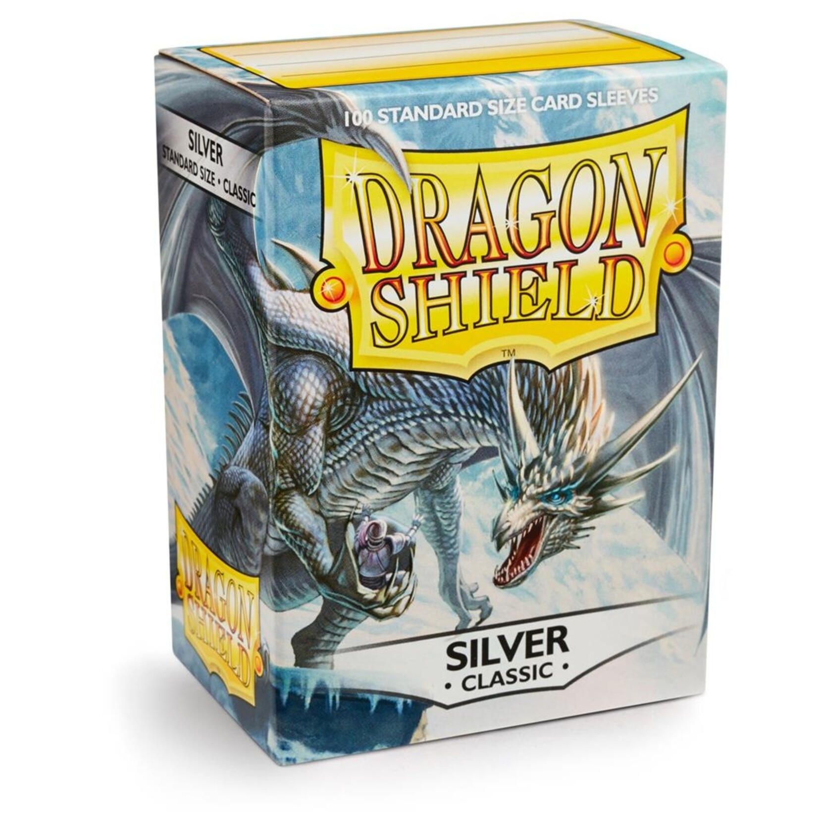Dragonshield Dragonshield 100 Box Sleeves Classic Silver **