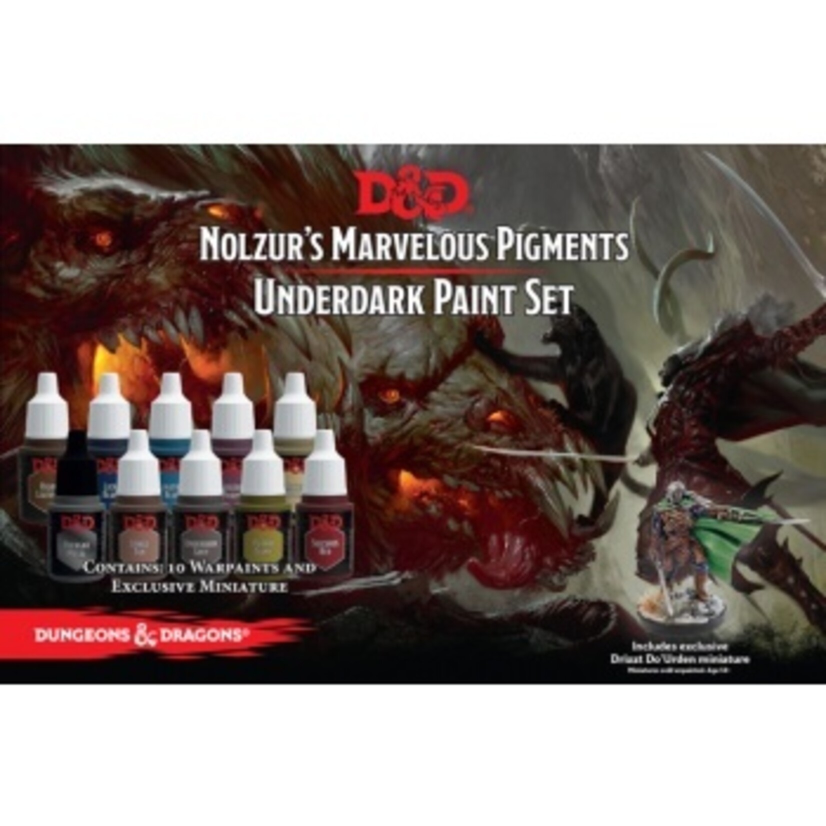 Gale Force Nine D&D Nolzur's Marvelous Pigments Underdark Paint Set **