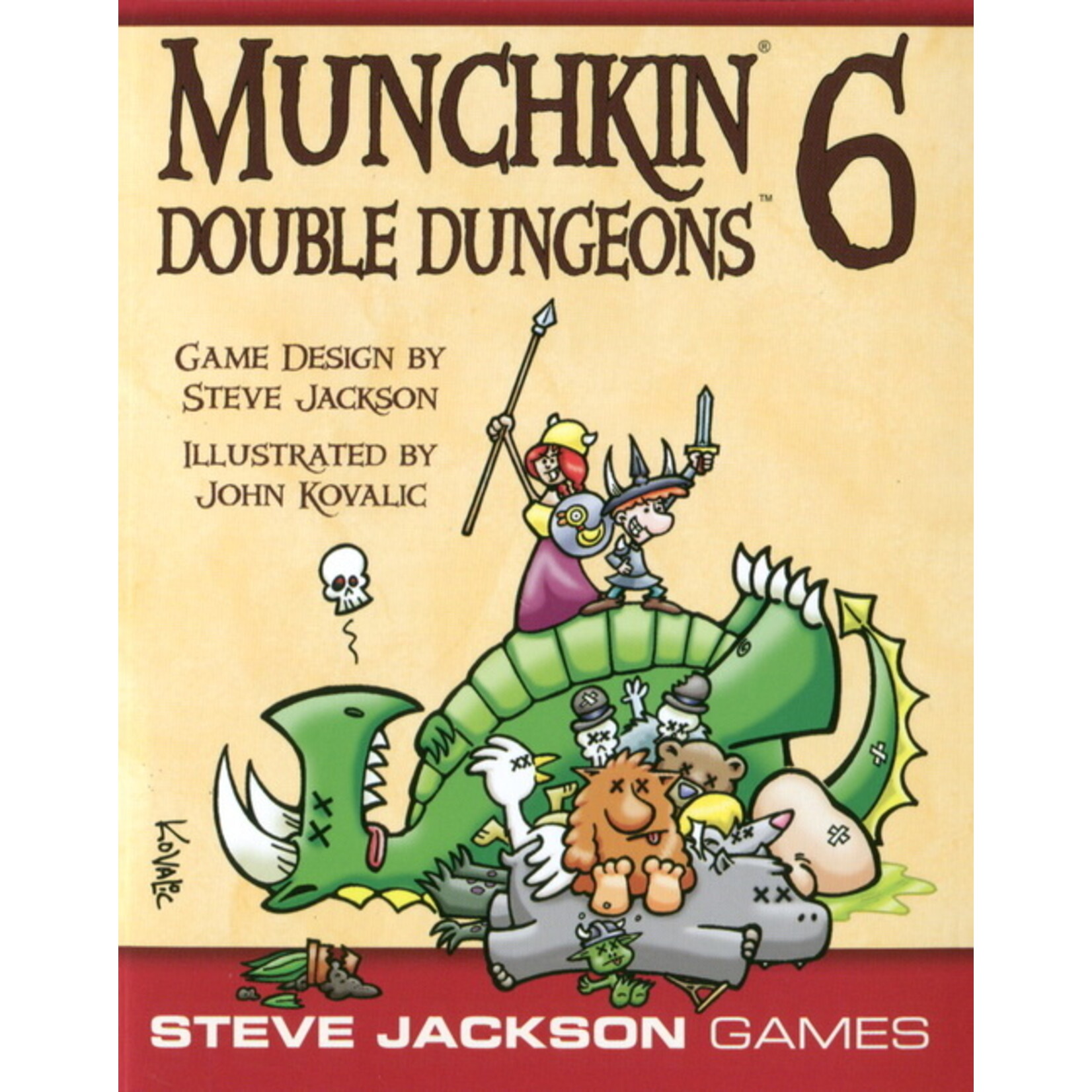 Steve Jackson Games Munchkin: 6 Double Dungeons (EN)