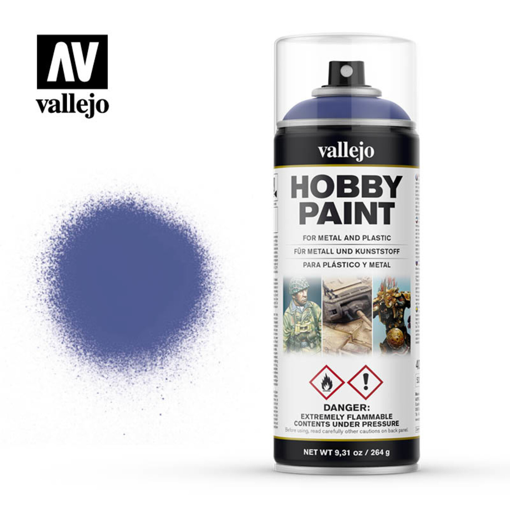 Vallejo Vallejo Spray Primer Ultramarine Blue