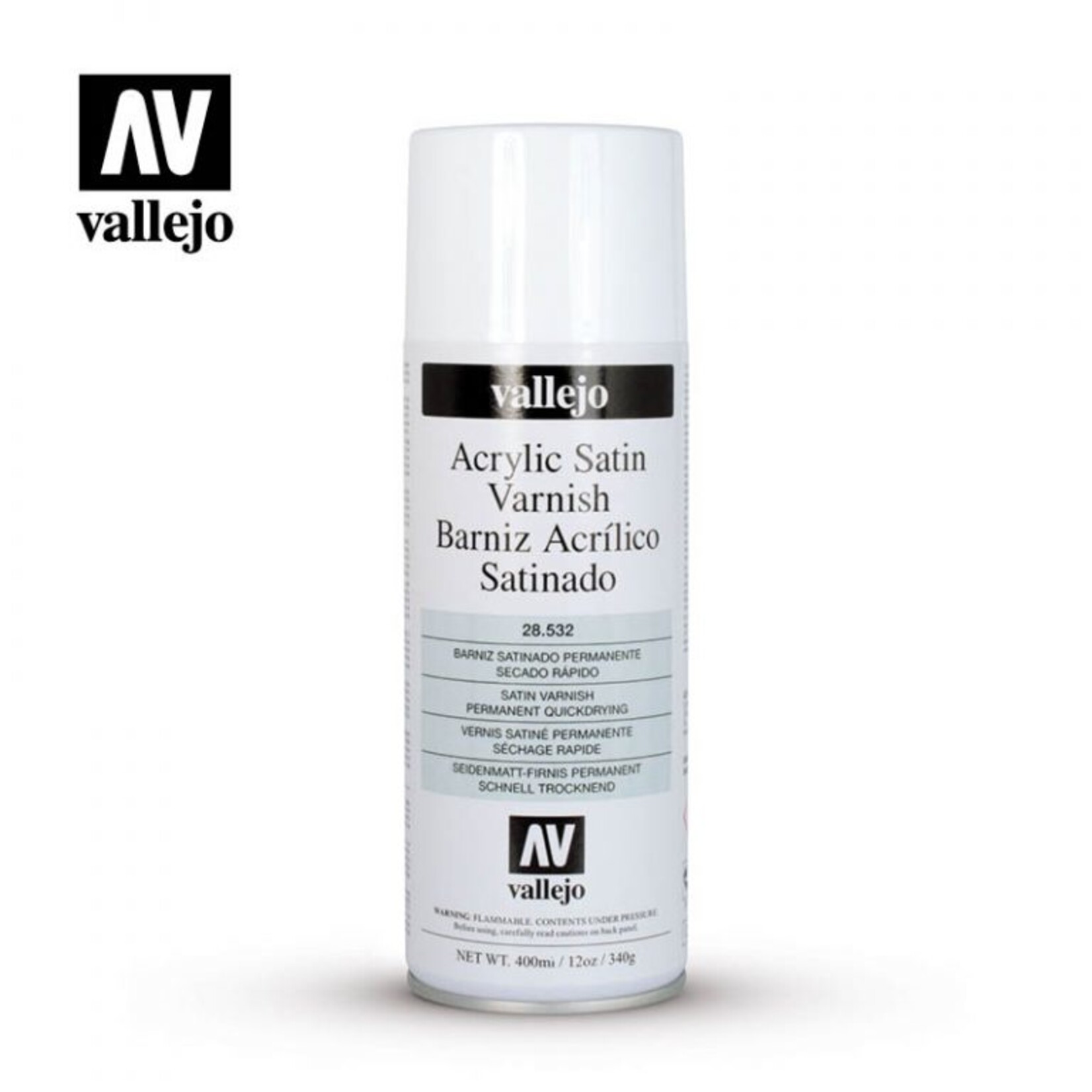 Vallejo Vallejo Spray Primer Acrylic Satin Varnish