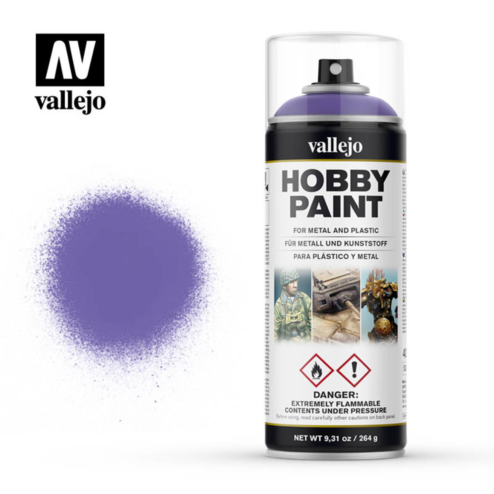 Vallejo Vallejo Spray Primer Alien Purple