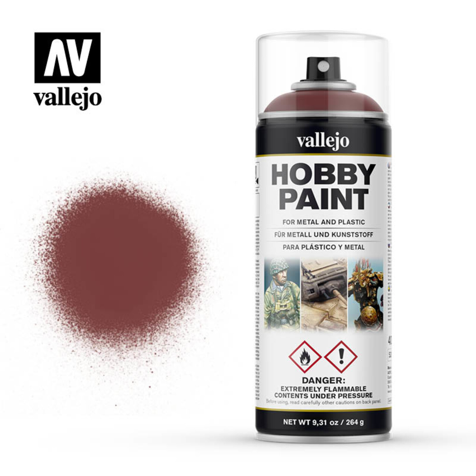 Vallejo Vallejo Spray Primer Gory Red