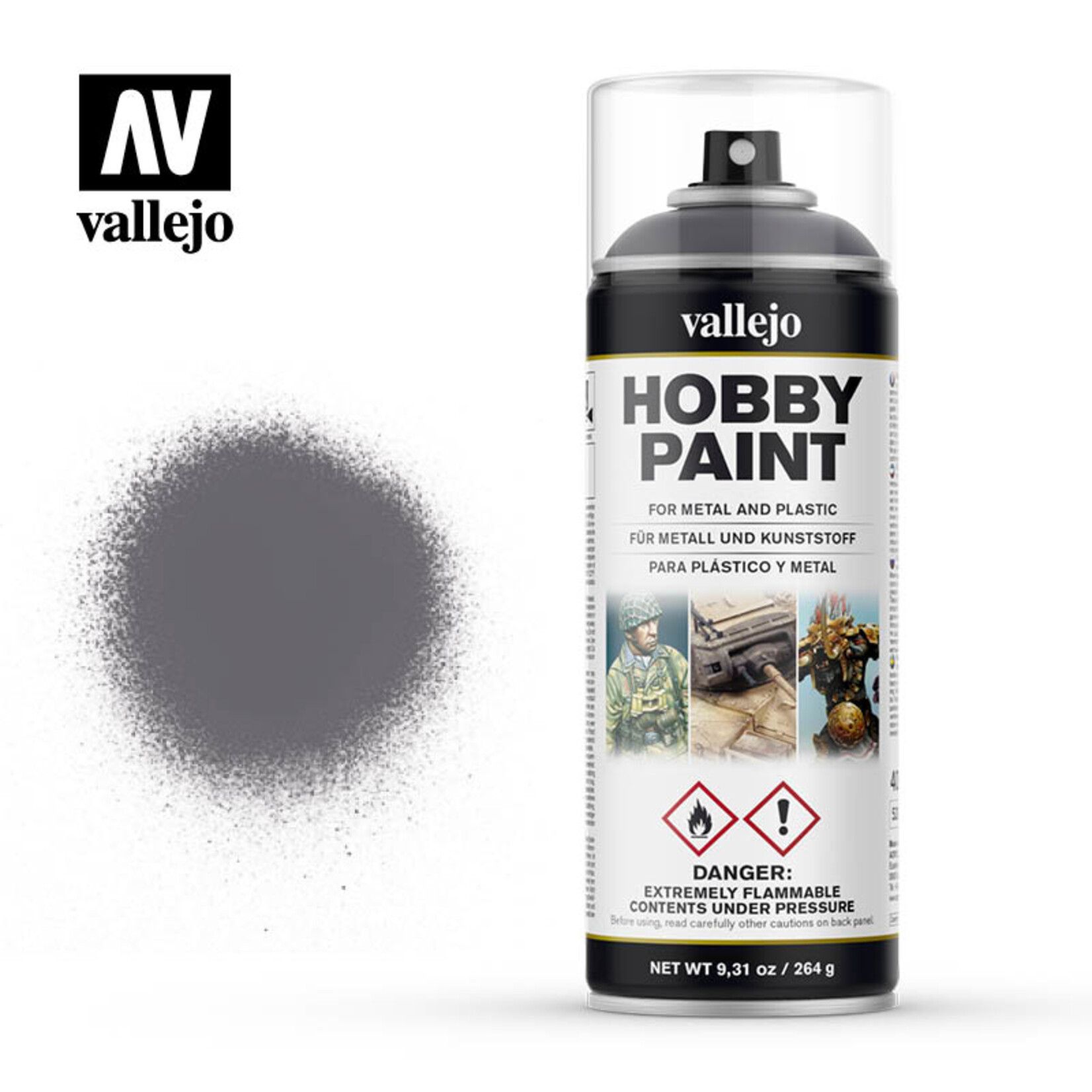 Vallejo Vallejo Spray Primer Gunmetal