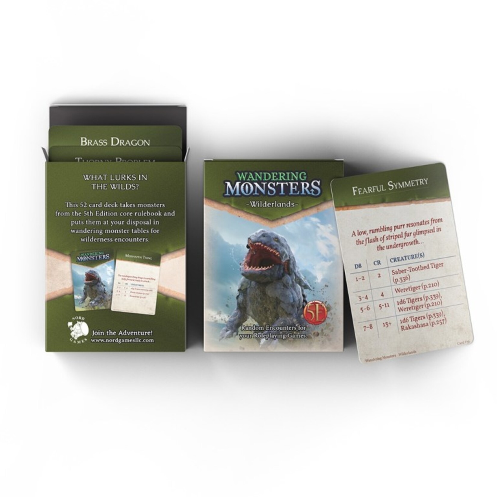 Nord Games D&D 5e Wandering Monsters - Wilderlands