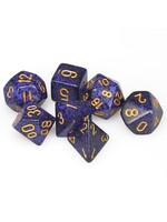 Chessex Chessex 7-Die set Speckled - Golden Cobalt