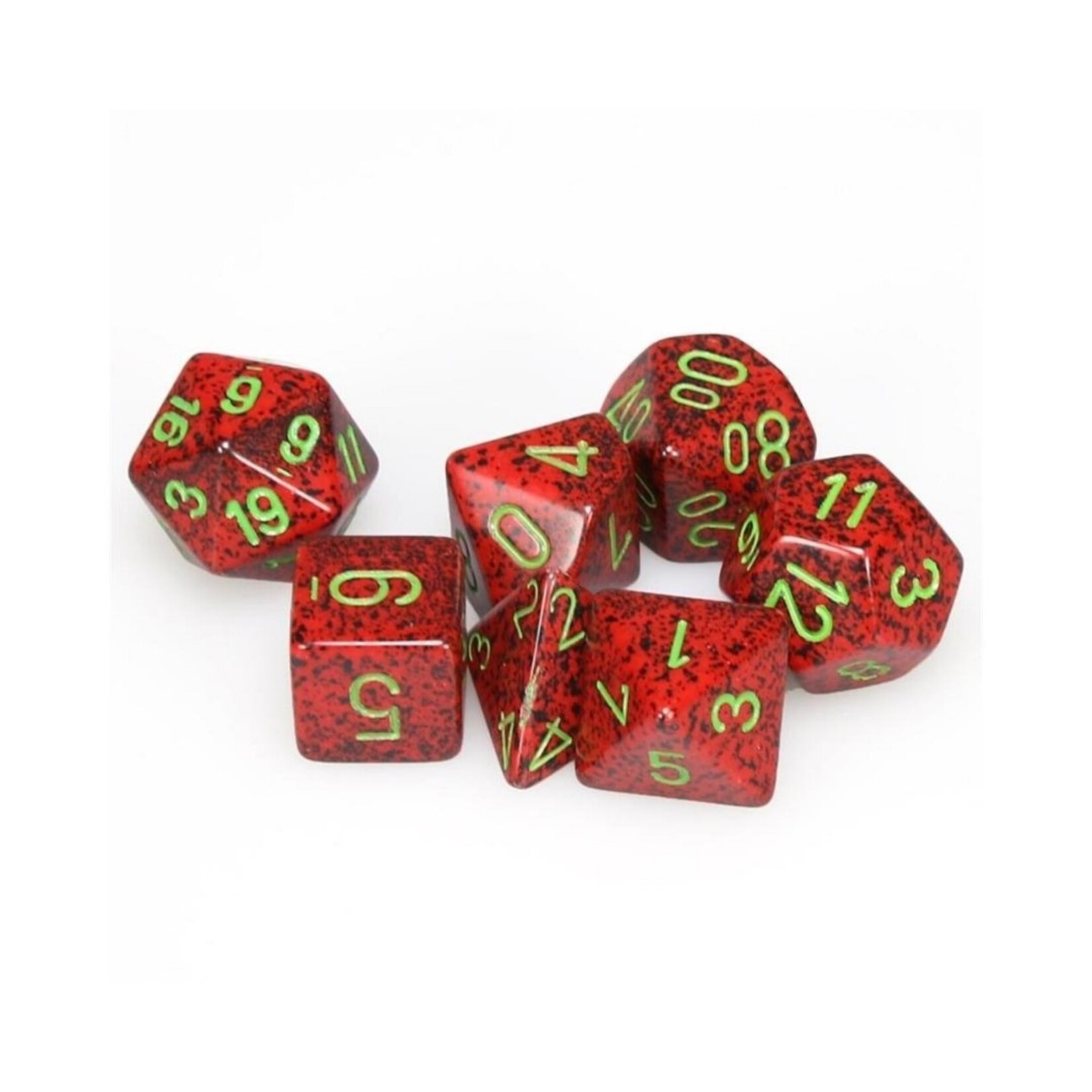 Chessex Chessex 7-Die set Speckled - Strawberry