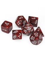 Chessex Chessex 7-Die set Speckled - Silver Volcano