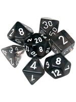 Chessex Chessex 7-Die set Translucent - Smoke/White