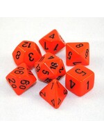 Chessex Chessex 7-Die set Opaque - Orange/Black