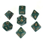 Chessex Chessex 7-Die set Opaque - Dusty Green/Copper