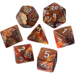 Chessex Chessex 7-Die set Lustrous - Gold/Silver