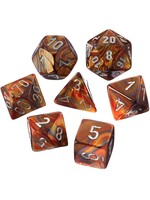 Chessex Chessex 7-Die set Lustrous - Gold/Silver