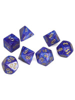 Chessex Chessex 7-Die set Lustrous - Purple/Gold